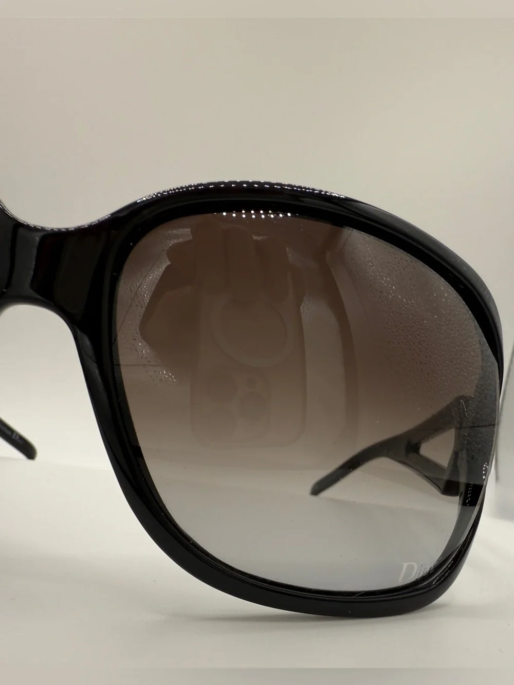 RARE Dior Madrague BLACK 🖤 Designer Sunglasses Oversized Retro Vintage Couture